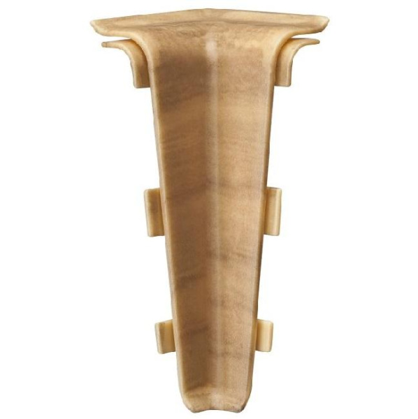 Угол внутренний для плинтуса ПВХ Arbiton Indo 70 07 Дуб Либерты 2 штуки